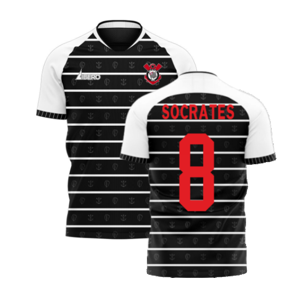 Corinthians 2025-2026 Away Concept Football Kit (Libero) (SOCRATES 8)