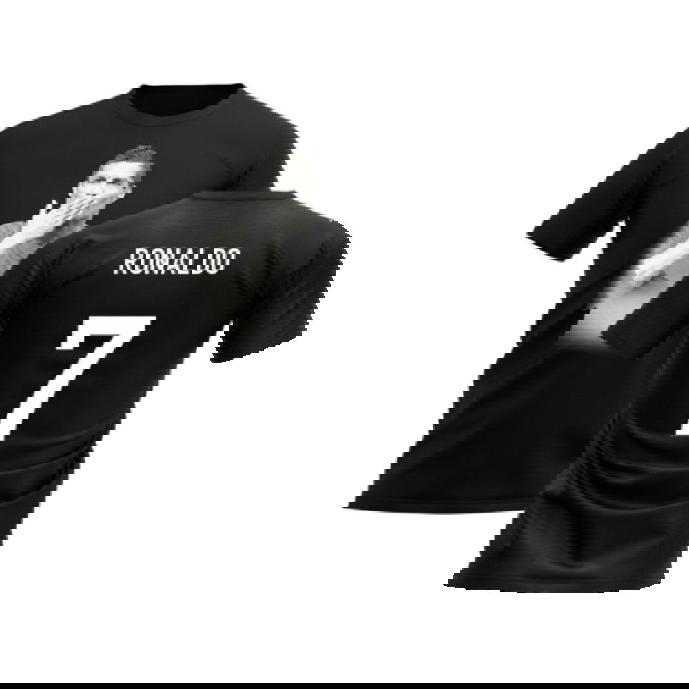 Cristiano Ronaldo Legend T-Shirt (Black) (Ronaldo 7)