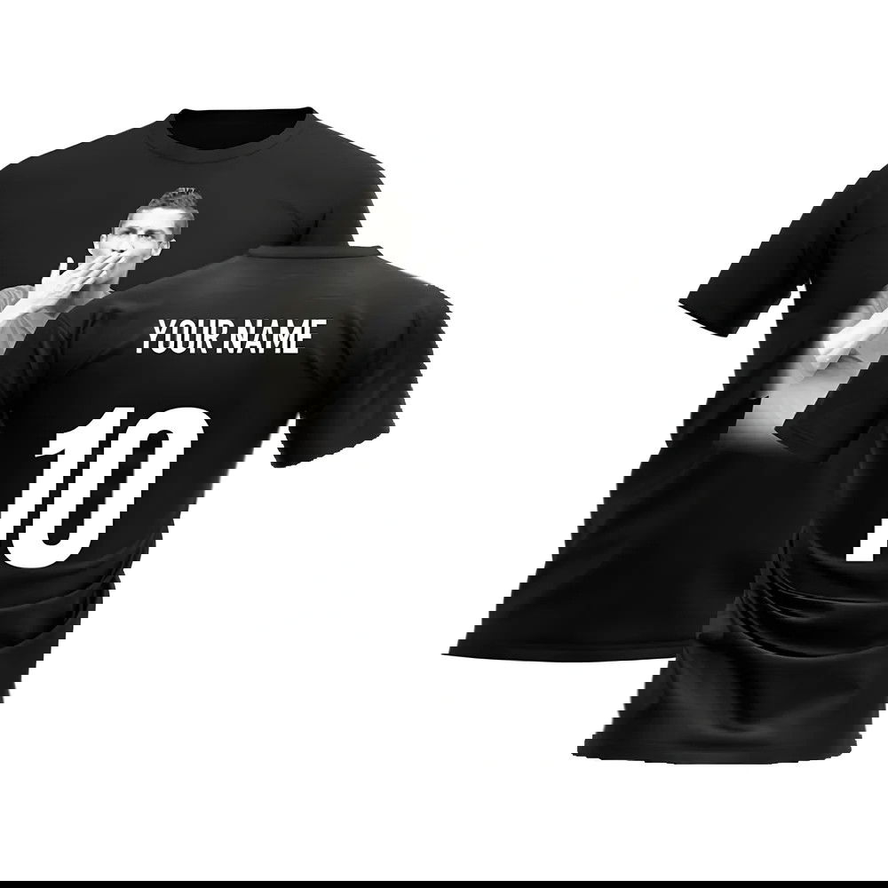 Cristiano Ronaldo Legend T-Shirt (Black) (Your Name)