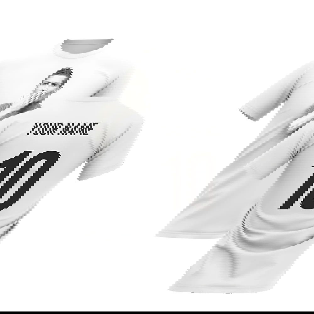 Cristiano Ronaldo Legend T-Shirt (White) (Your Name)