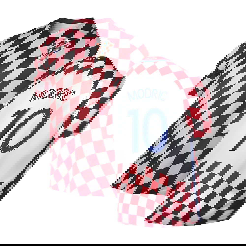 Croatia 2016-17 Home Shirt ((Very Good) XXL) (Modric 10)