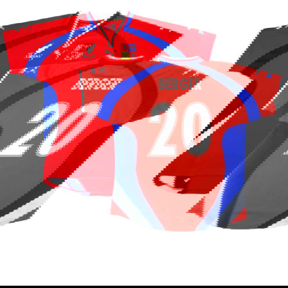 Czech Republic 2000-02 Home Shirt ((Excellent) L) (Berger 20)