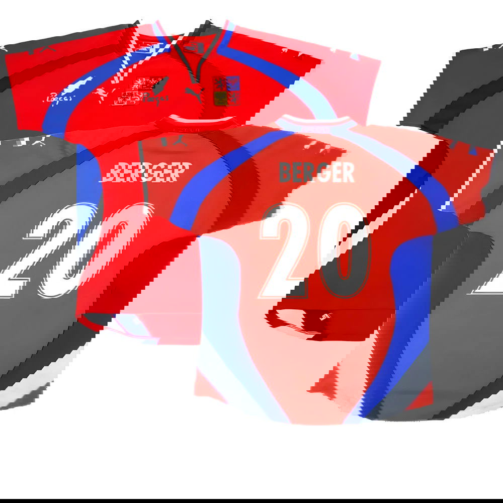 Czech Republic 2000-02 Home Shirt ((Very Good) XL) (Berger 20)