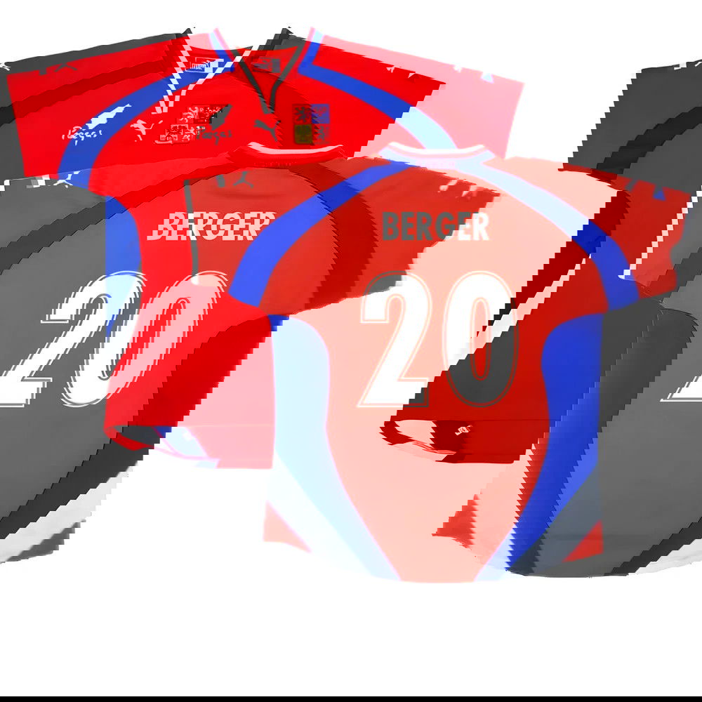 Czech Republic 2000-02 Home Shirt ((Very Good) XL) (Berger 20)