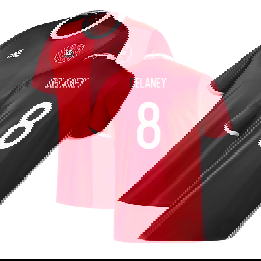 Denmark 2016-17 Home Shirt ((Excellent) 3XL) (Delaney 8)