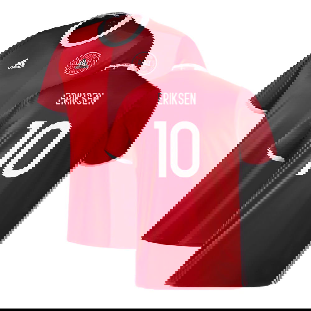 Denmark 2016-17 Home Shirt ((Excellent) 3XL) (Eriksen 10)