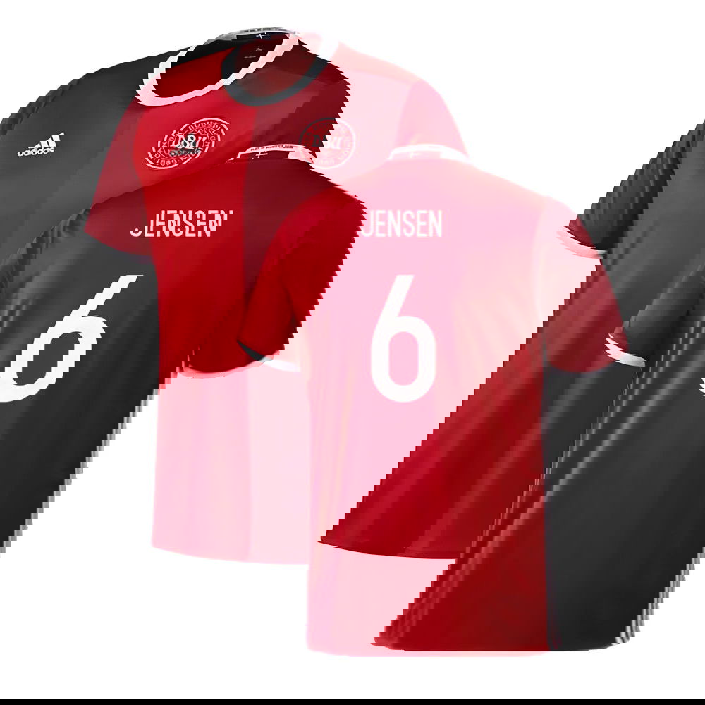 Denmark 2016-17 Home Shirt ((Excellent) 3XL) (Jensen 6)