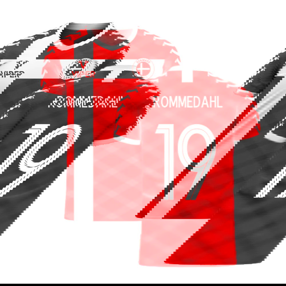 Denmark 2025-2026 Home Concept Football Kit (Viper) (ROMMEDAHL 19)