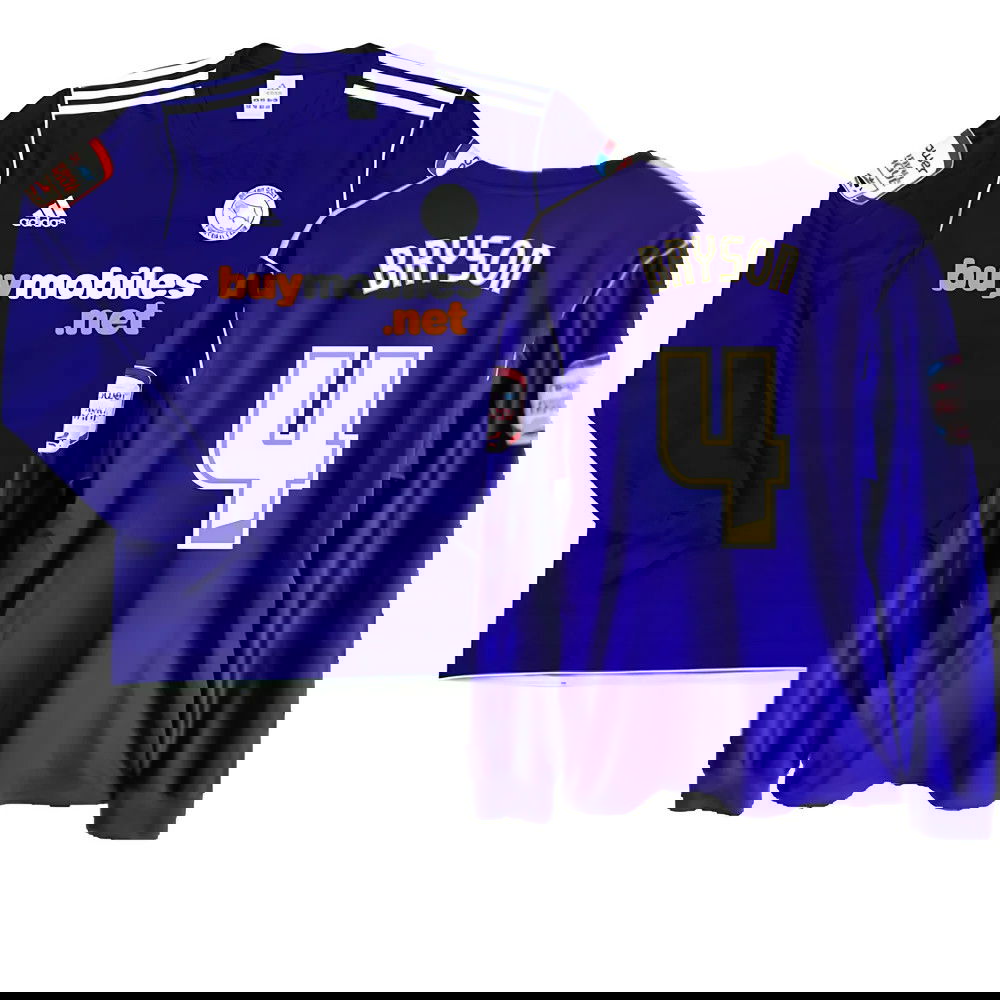 Derby County 2011-12 Away Long Sleeve Shirt (M) (Excellent) (Bryson 4)