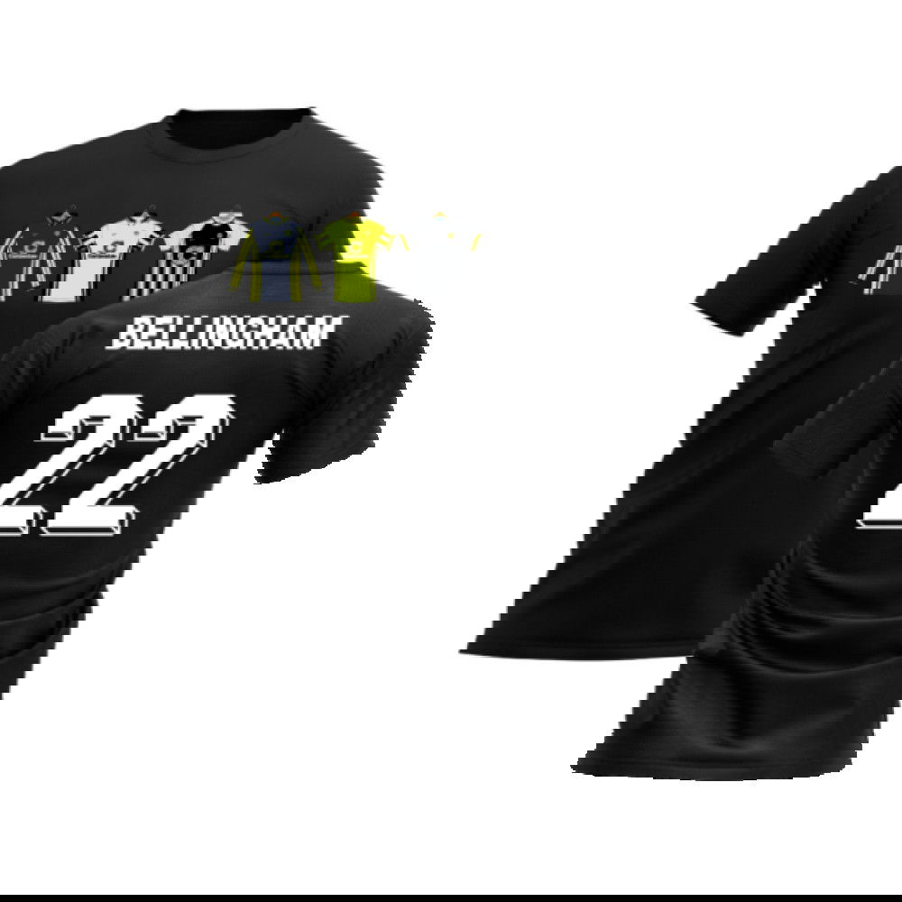 Dortmund 1996-1997 Retro Shirt T-shirt (Black) (Bellingham 22)