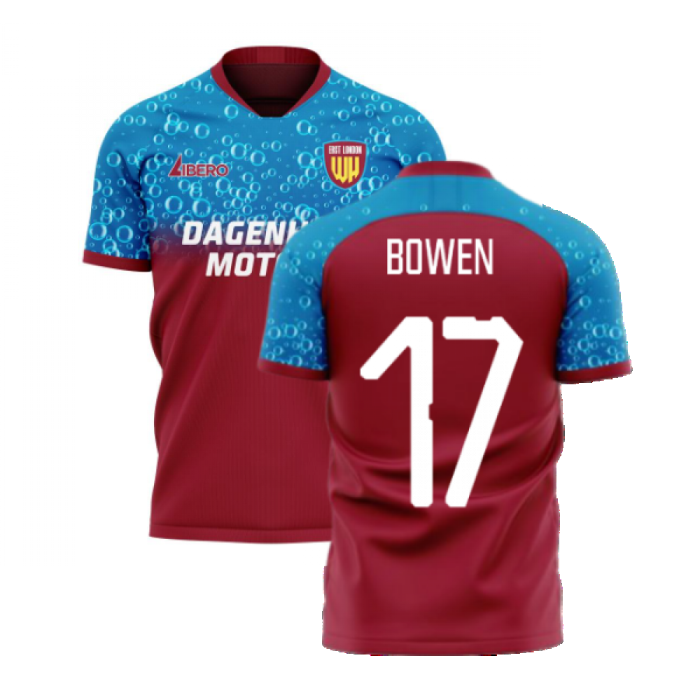 East London 2025-2026 Home Concept Football Kit (Libero) (BOWEN 17)