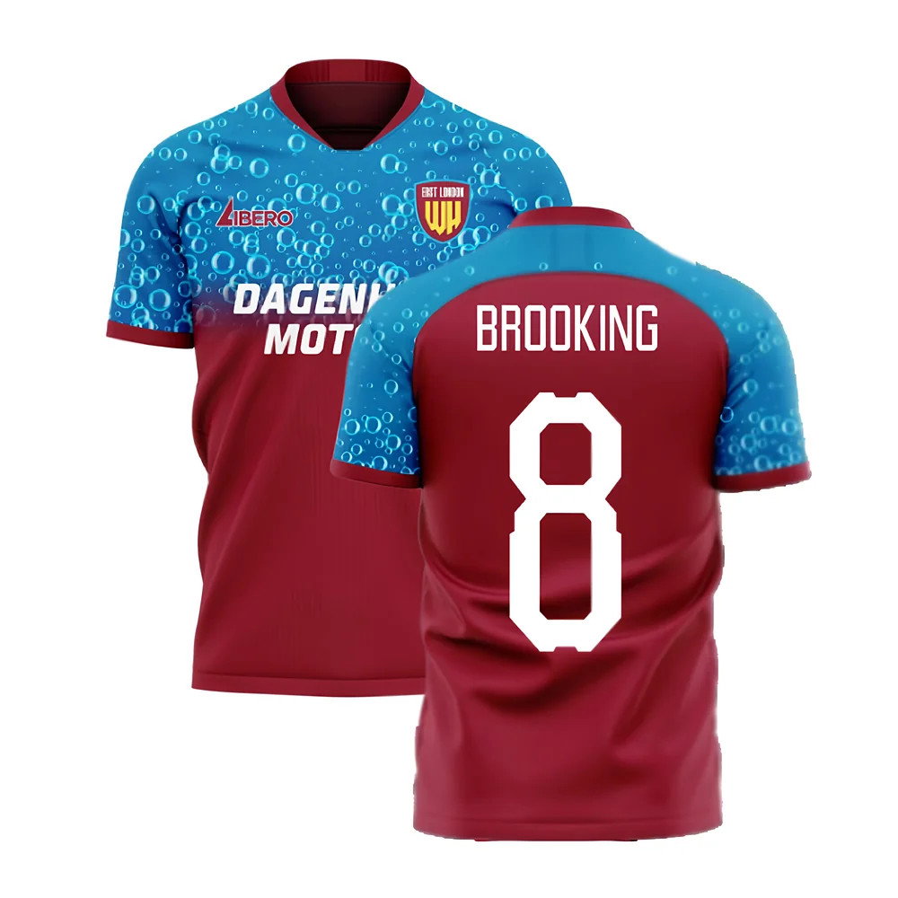East London 2025-2026 Home Concept Football Kit (Libero) (BROOKING 8)