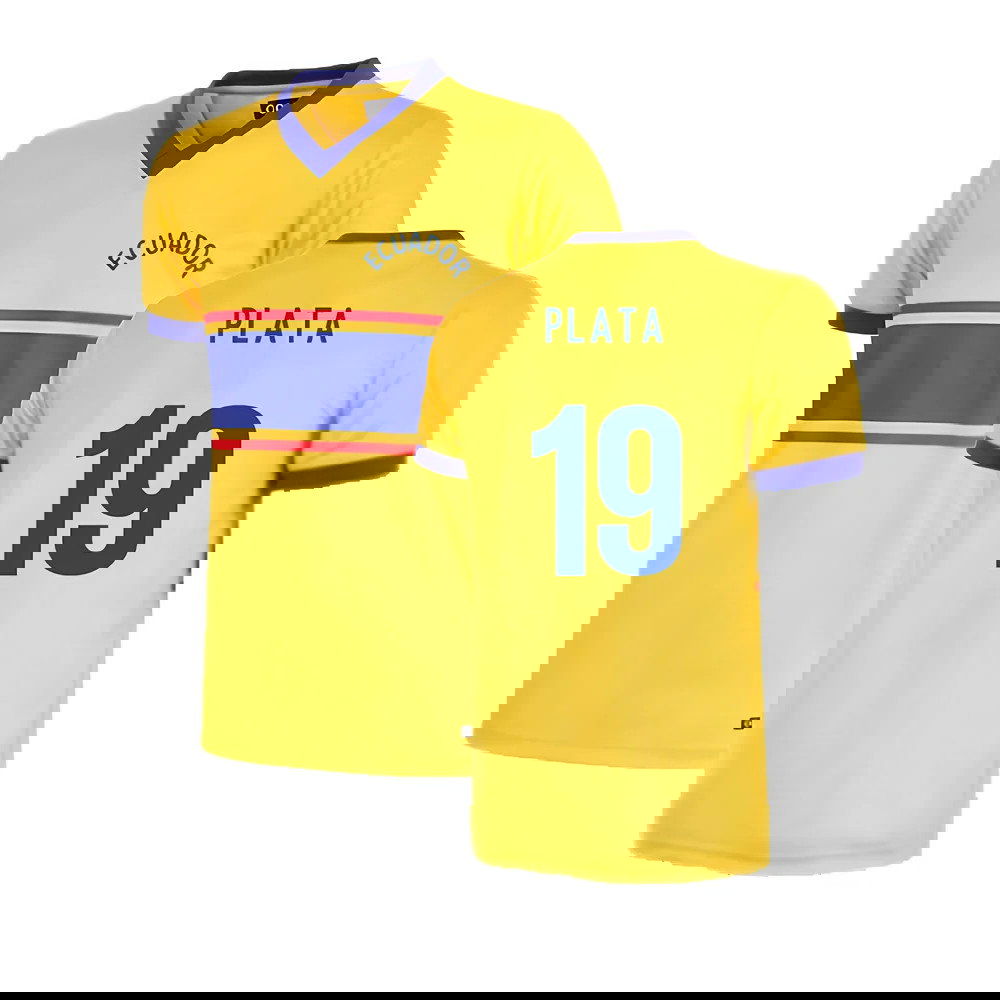 Ecuador 1983 Retro Football Shirt (PLATA 19)