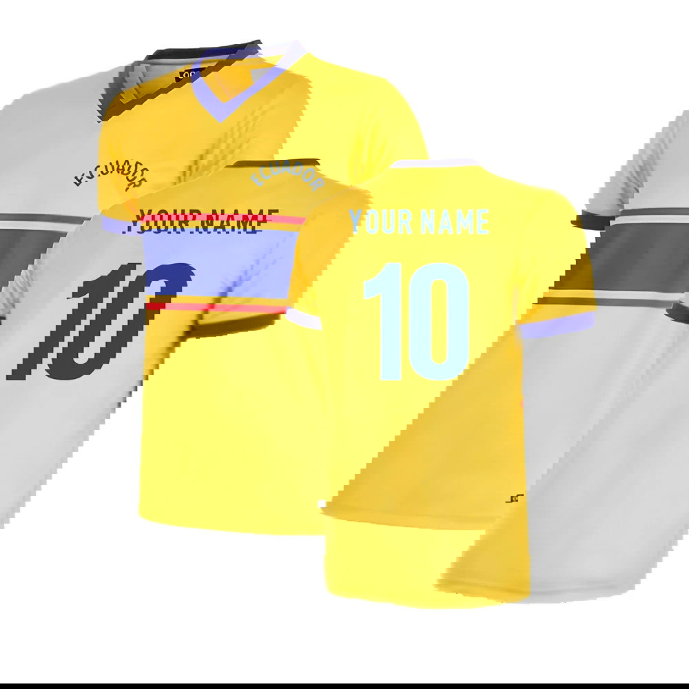Ecuador 1983 Retro Football Shirt (Your Name)