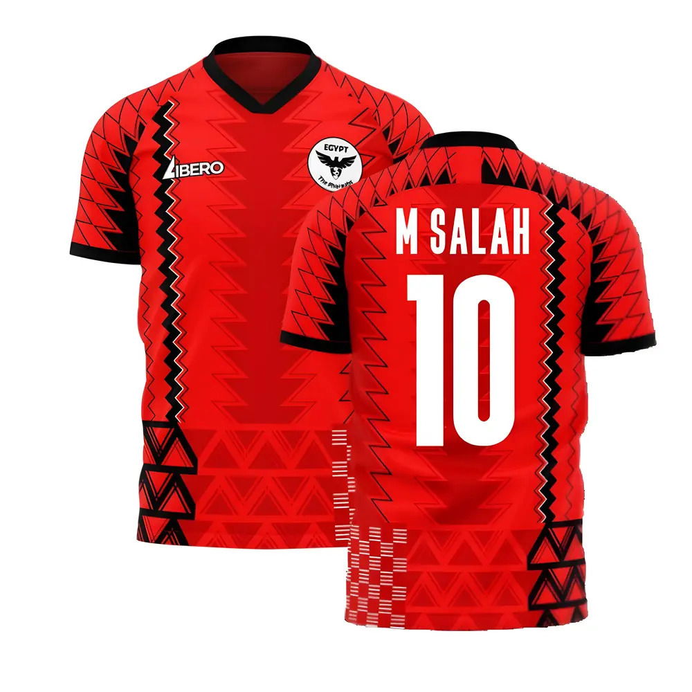  Egypt 2025-2026 AFCON Concept Football Kit (Libero) (M SALAH 10)