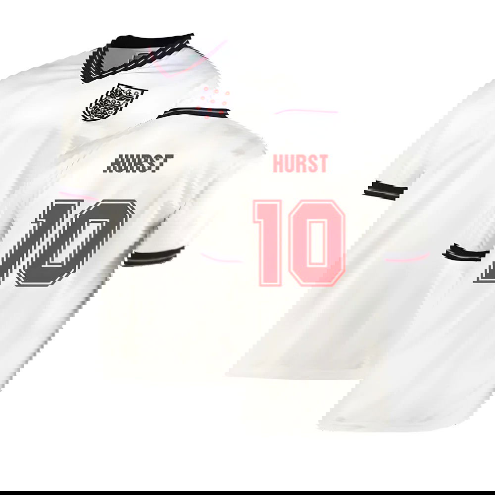 England 1986 Home World Cup Finals Retro Shirt (HURST 10)