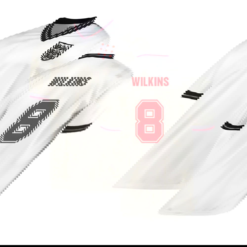 England 1986 Home World Cup Finals Retro Shirt (Wilkins 8)