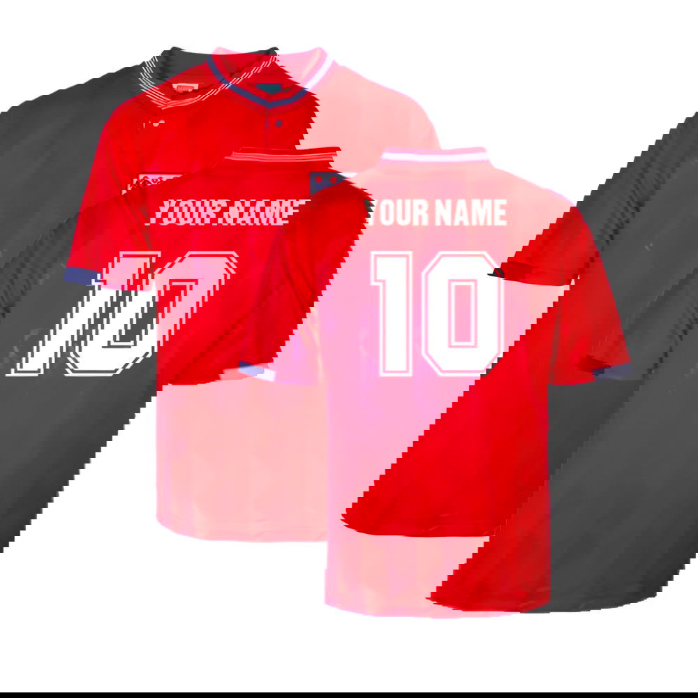England 1989 Away Retro Shirt (Your Name)