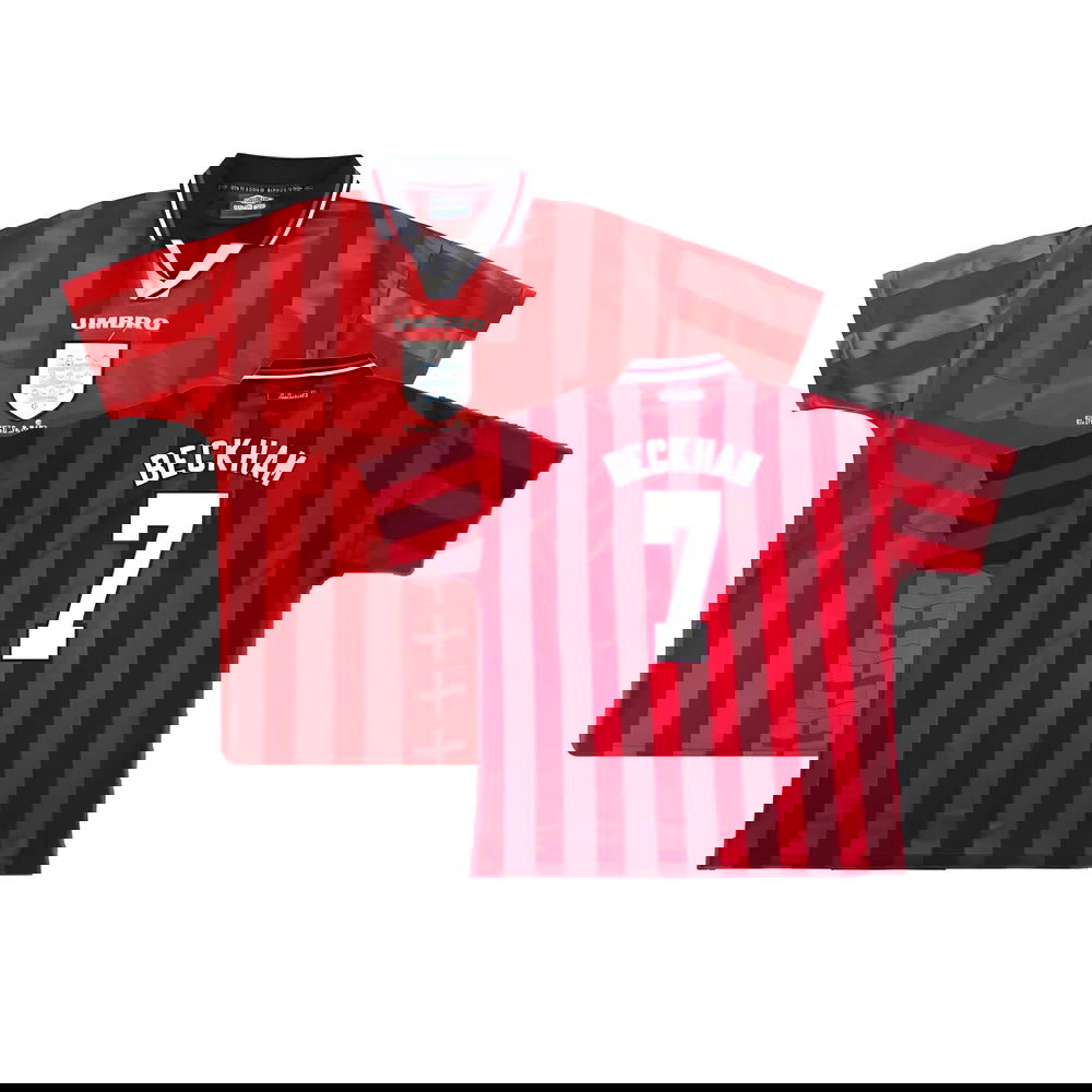 England 1997-99 Away Shirt (Good) (BECKHAM 7)