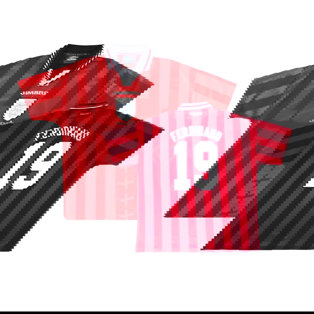 England 1997-99 Away Shirt (Good) (FERDINAND 19)