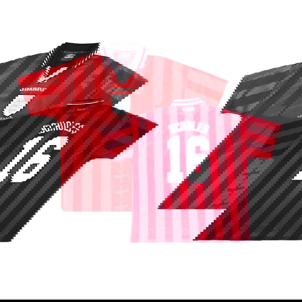 England 1997-99 Away Shirt (Good) (SCHOLES 16)