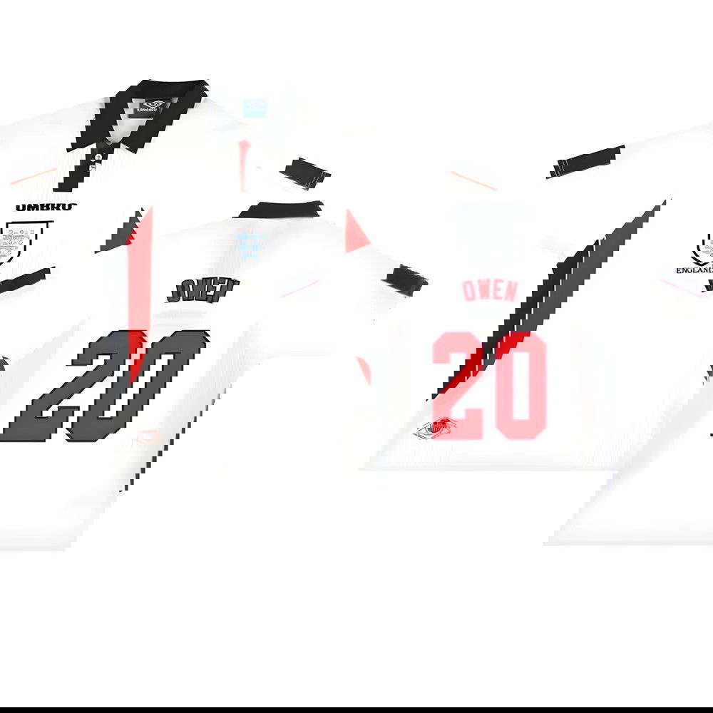 England 1997-99 Home Shirt (M) (Very Good) (OWEN 20)