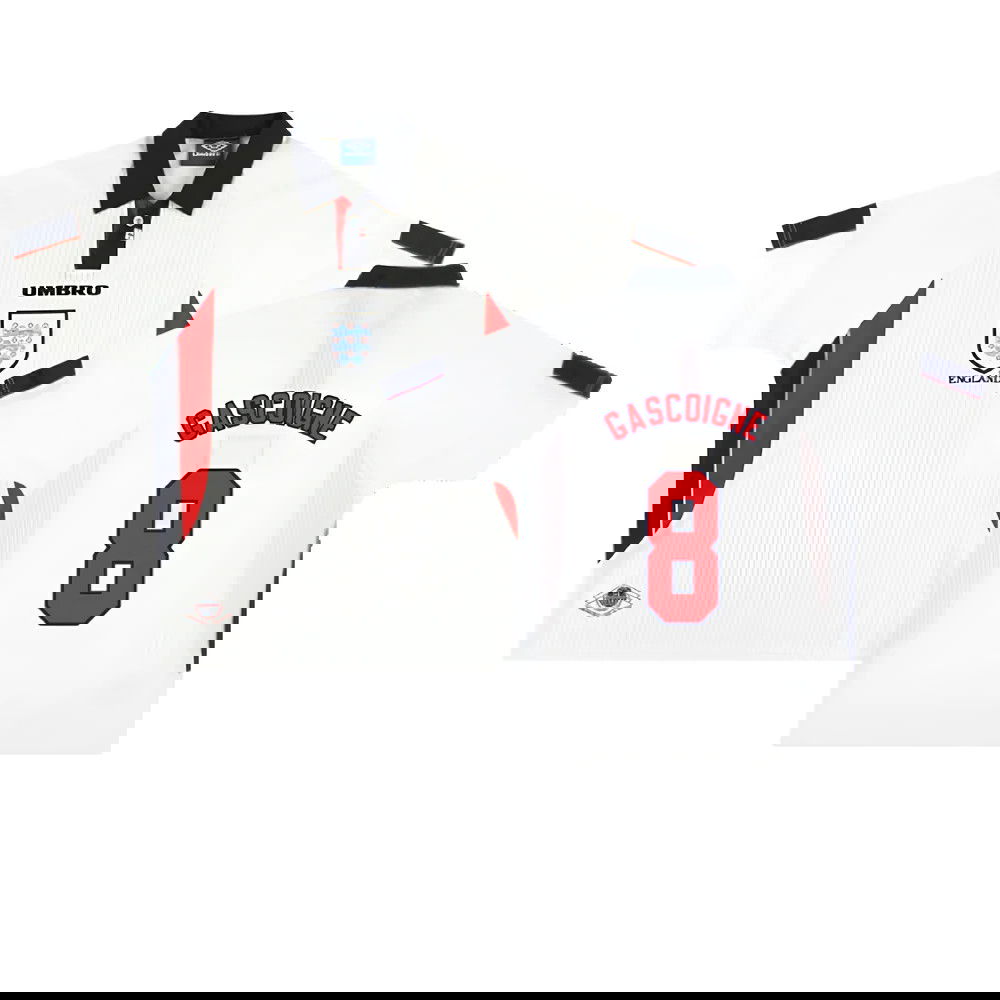 England 1997-99 Home Shirt (XL) (Excellent) (GASCOIGNE 8)