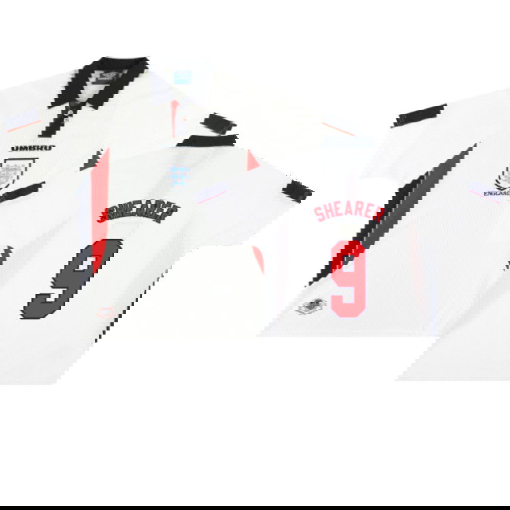 England 1997-99 Home Shirt (XL) (Excellent) (SHEARER 9)