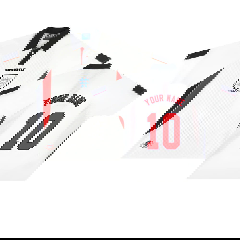 England 1997-99 Home Shirt (XL) (Excellent) (Your Name)