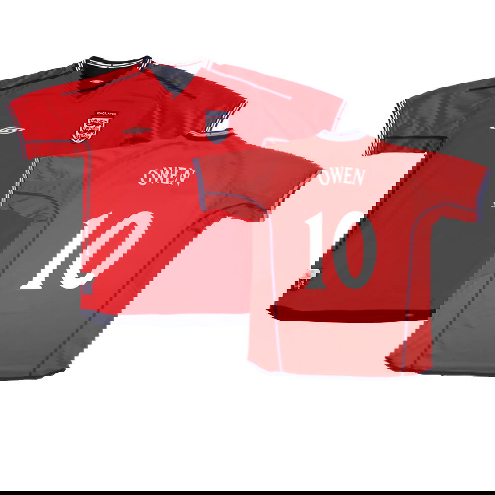 England 2002-04 Away Shirt ((Excellent) XL) (Owen 10)