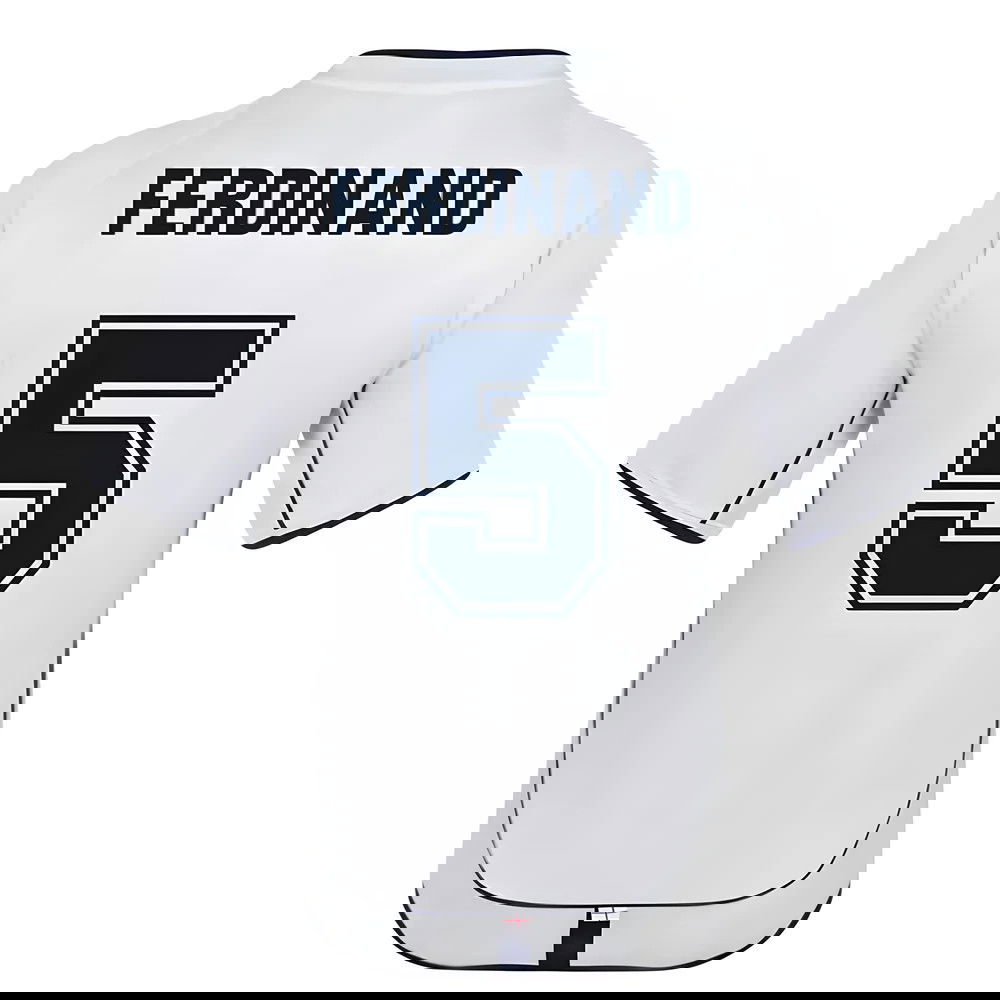 England 2002 Retro Football Shirt (FERDINAND 5)