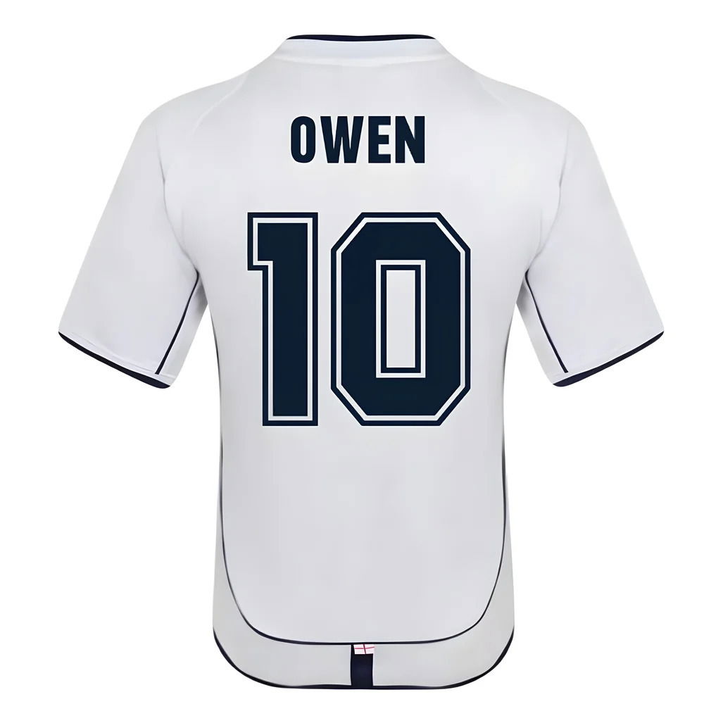 England 2002 Retro Football Shirt (OWEN 10)