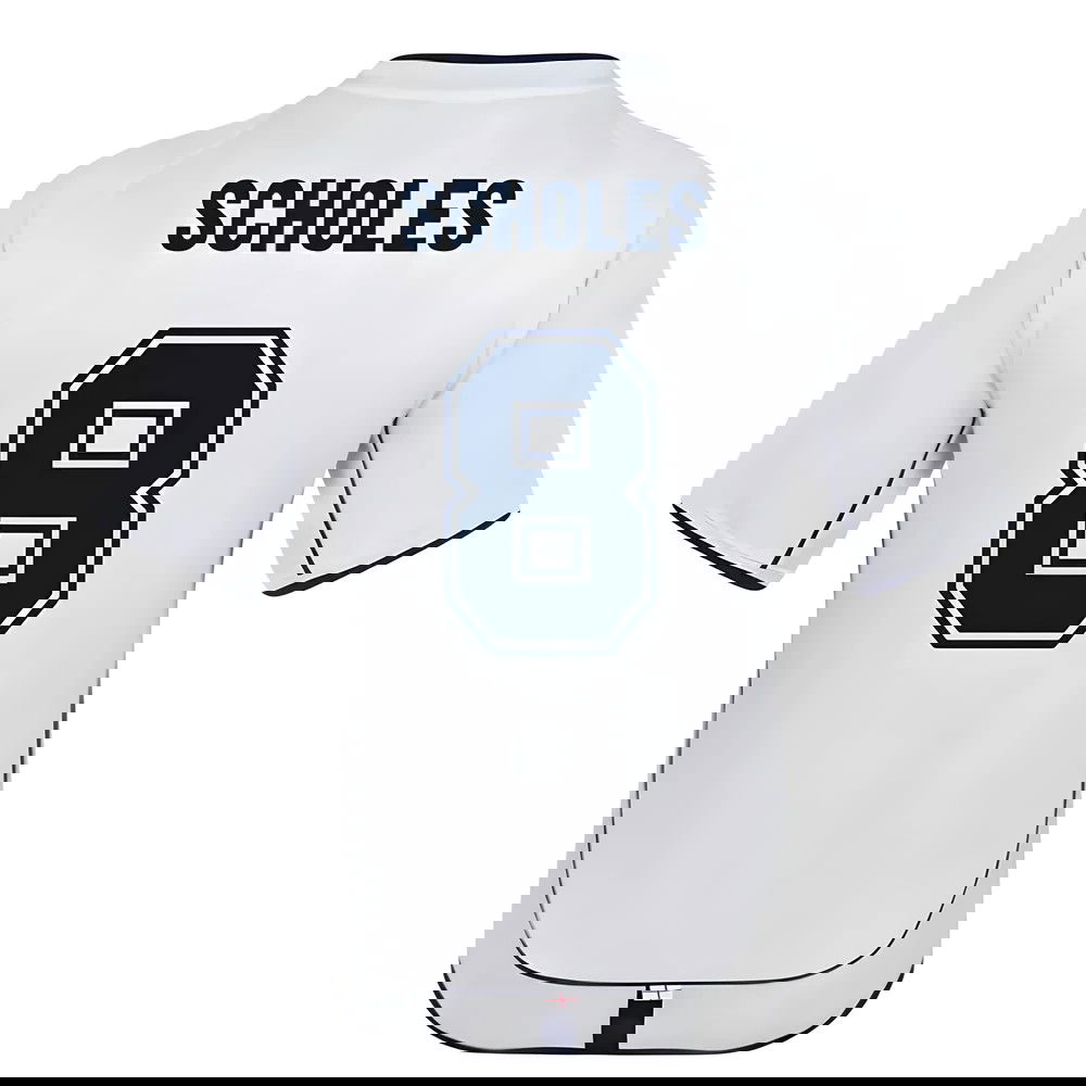 England 2002 Retro Football Shirt (Scholes 8)