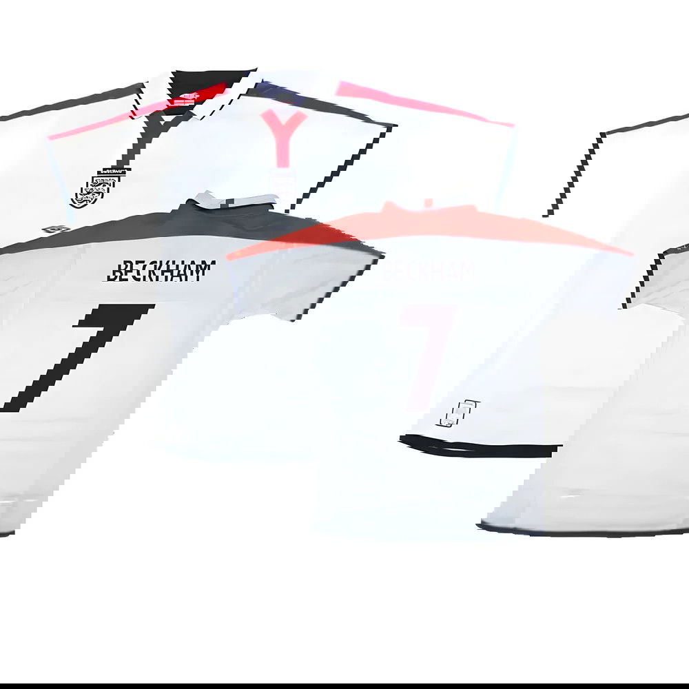 England 2003-05 Home Shirt ((Very Good) L) (Beckham 7)