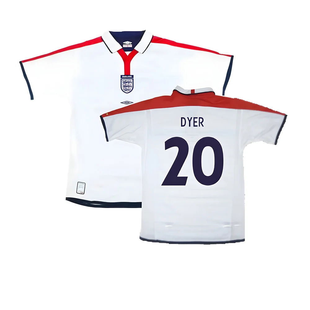 England 2003-05 Home Shirt ((Very Good) L) (Dyer 20)