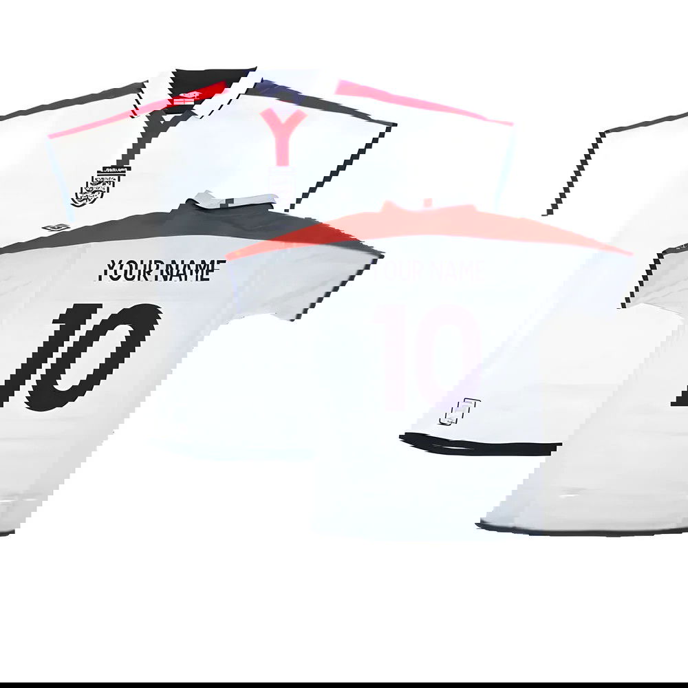 England 2003-05 Home Shirt ((Very Good) L) (Your Name)