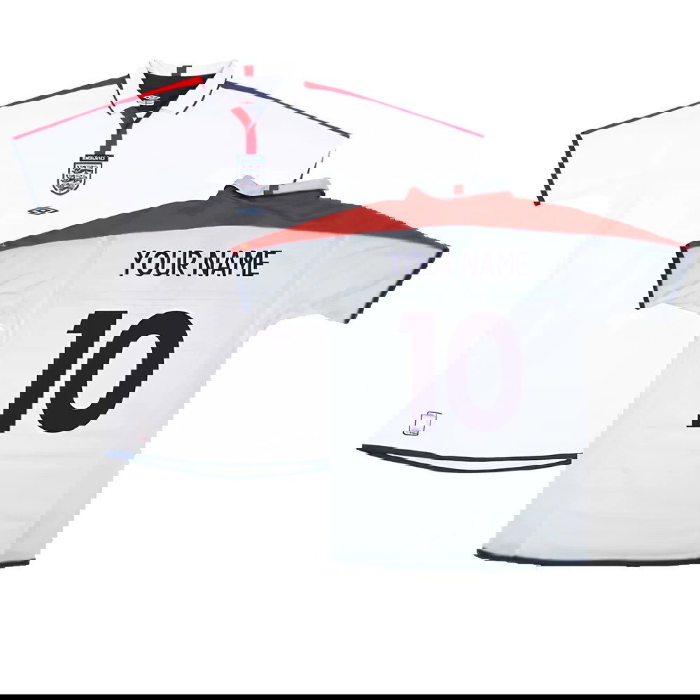 England 2003-05 Home Shirt (XL) (Excellent) (Your Name)