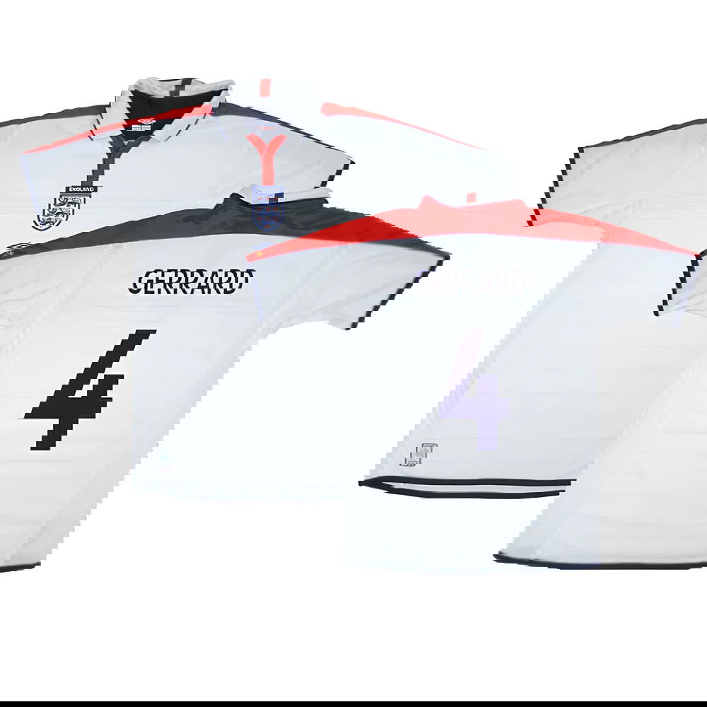 England 2003-05 Home Shirt (XL) (Very Good) (GERRARD 4)