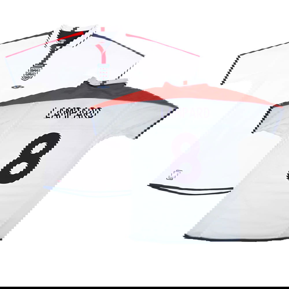 England 2003-05 Home Shirt (XXL) (Excellent) (LAMPARD 8)