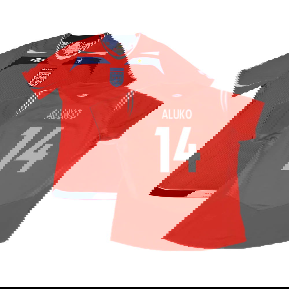 England 2004-05 Women\'s Away Shirt (W-14) (Excellent) (Aluko 14)