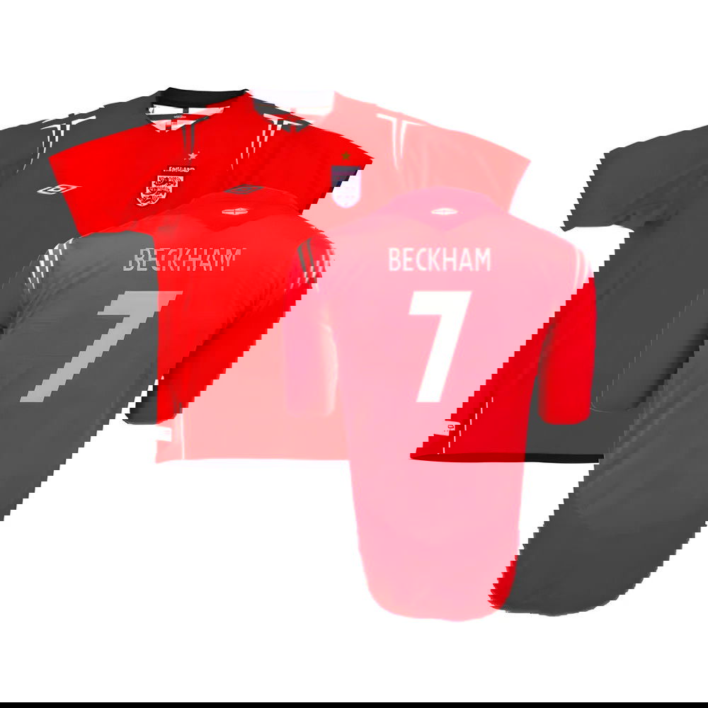 England 2004-06 Away Shirt (2XL) (Excellent) (Beckham 7)