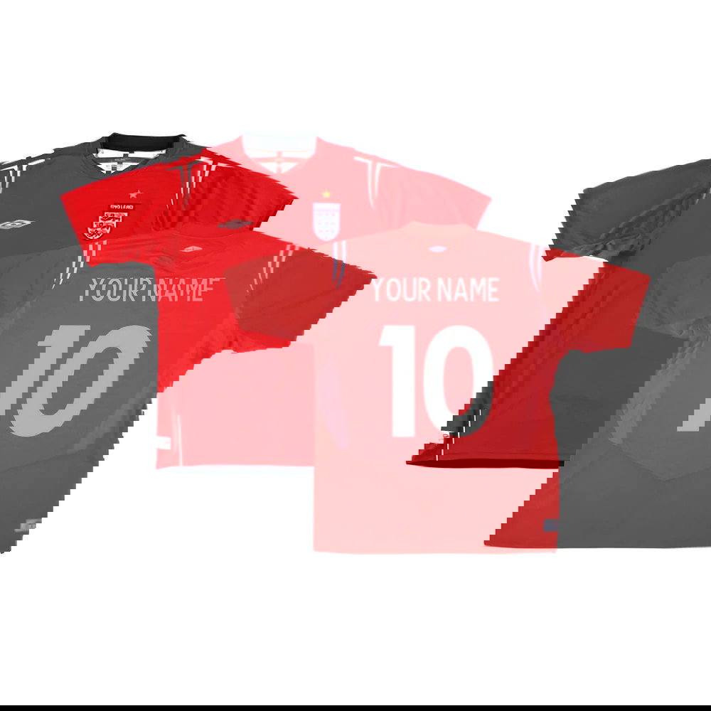 England 2004-06 Away Shirt (Excellent) (Your Name)