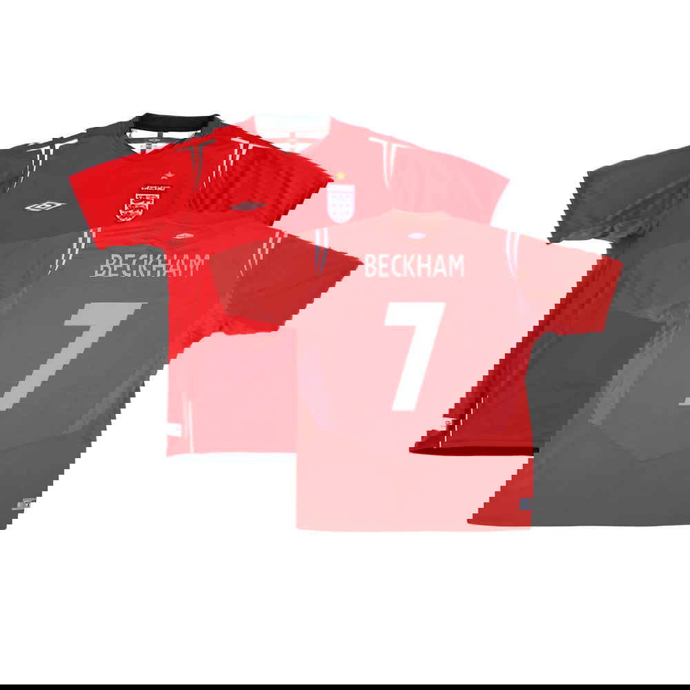 England 2004-06 Away Shirt (Very Good) (BECKHAM 7)