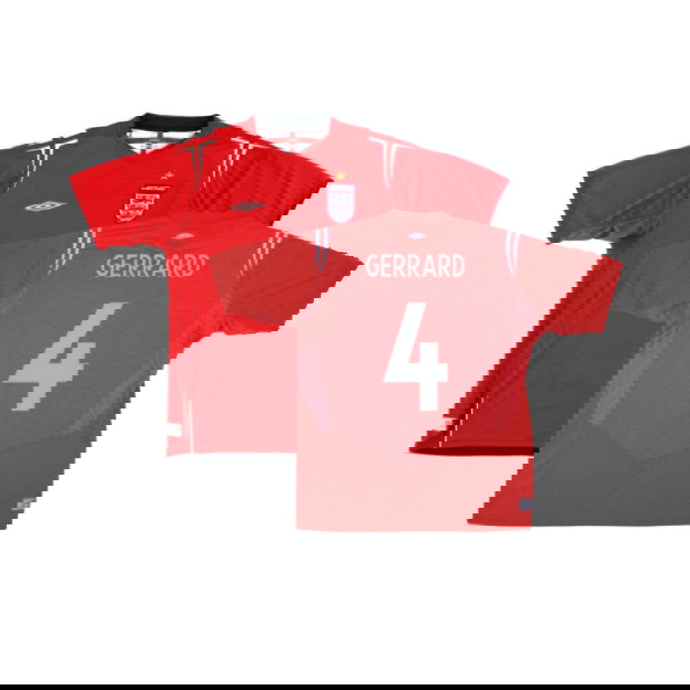 England 2004-06 Away Shirt (Very Good) (GERRARD 4)