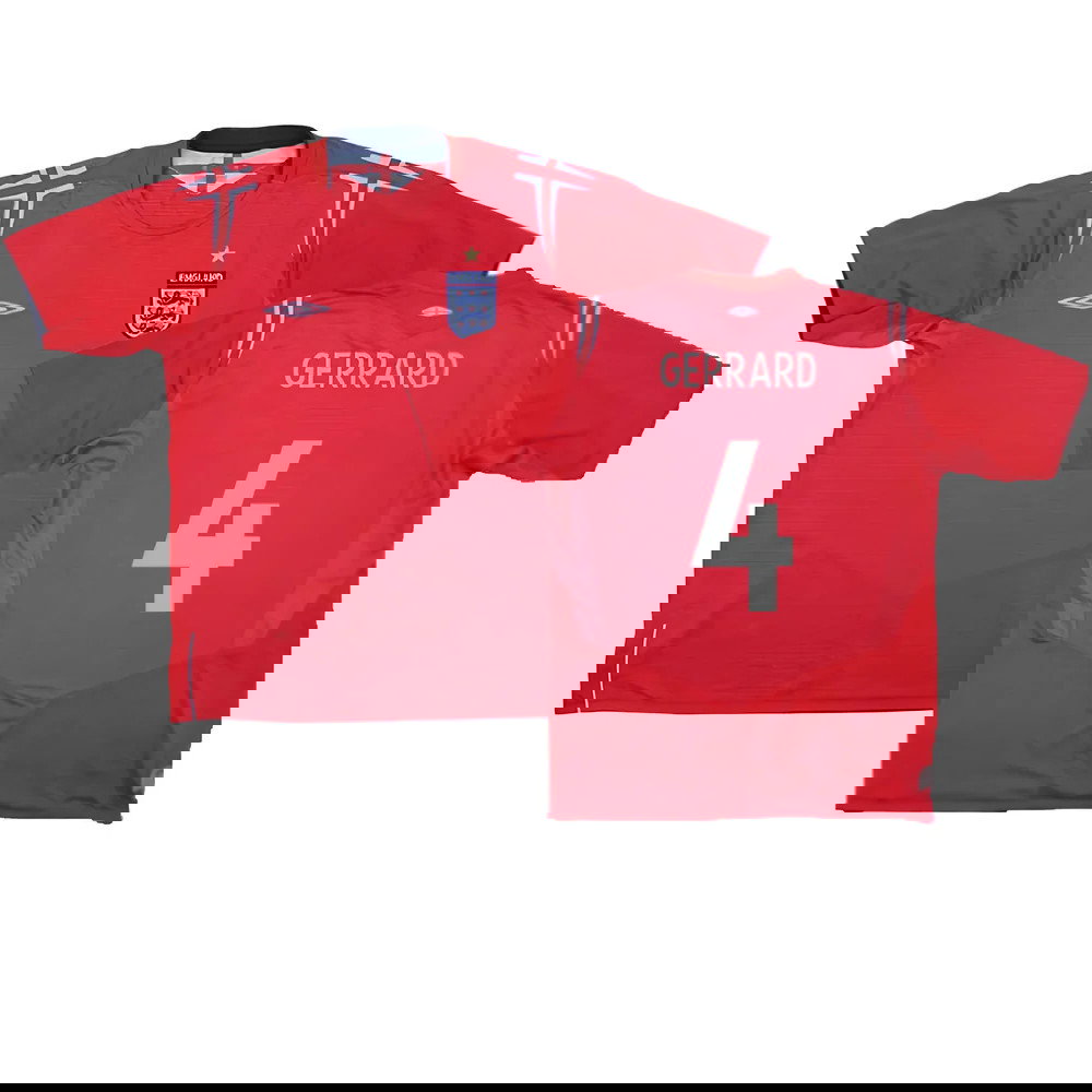 England 2004-06 Away Shirt (Very Good) (GERRARD 4)