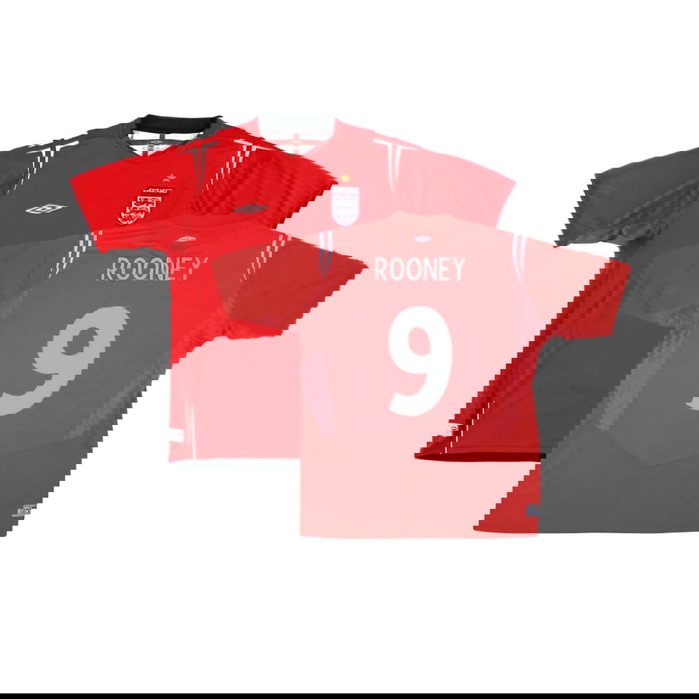 England 2004-06 Away Shirt (Very Good) (ROONEY 9)