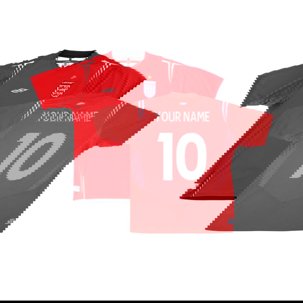 England 2004-06 Away Shirt (Very Good) (Your Name)