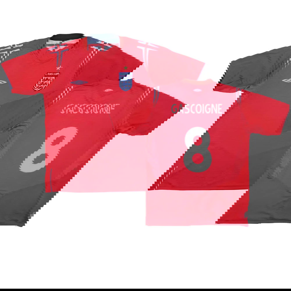 England 2004-06 Away Shirt (XL) (Very Good) (GASCOIGNE 8)