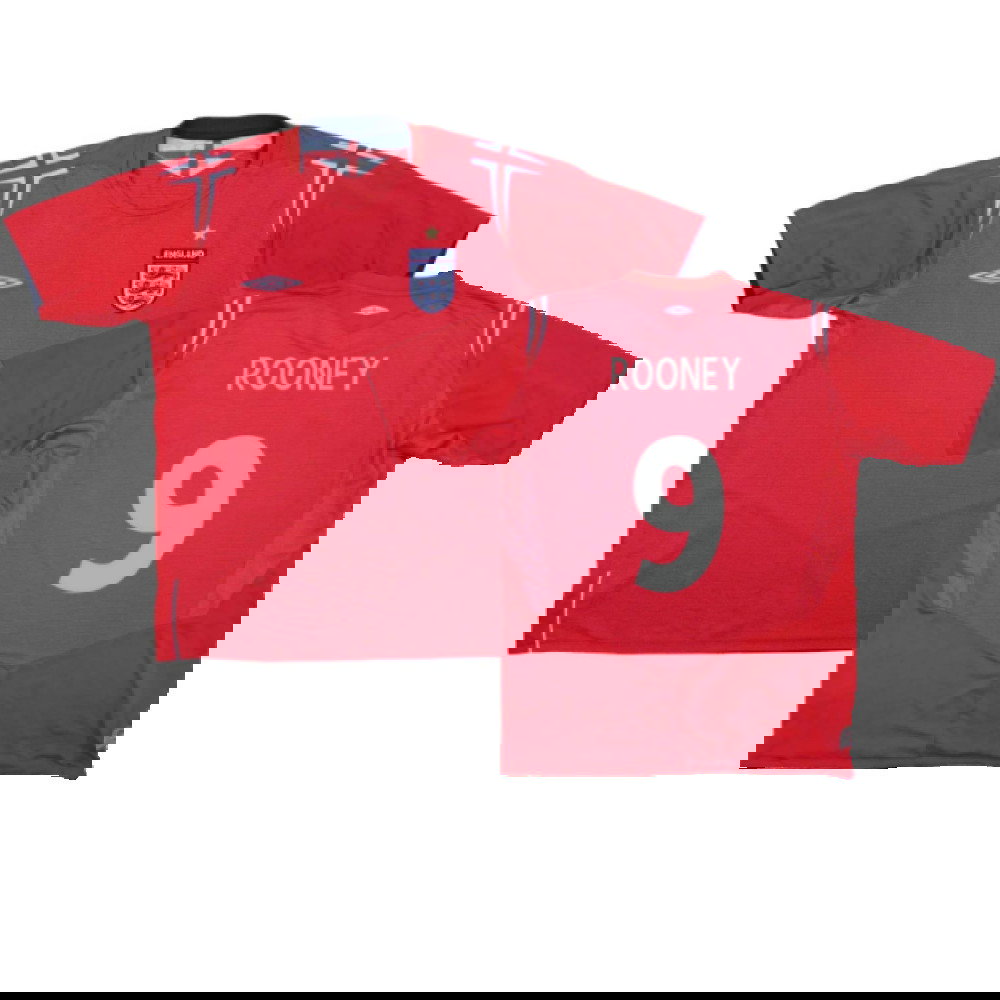 England 2004-06 Away Shirt (XL) (Very Good) (ROONEY 9)