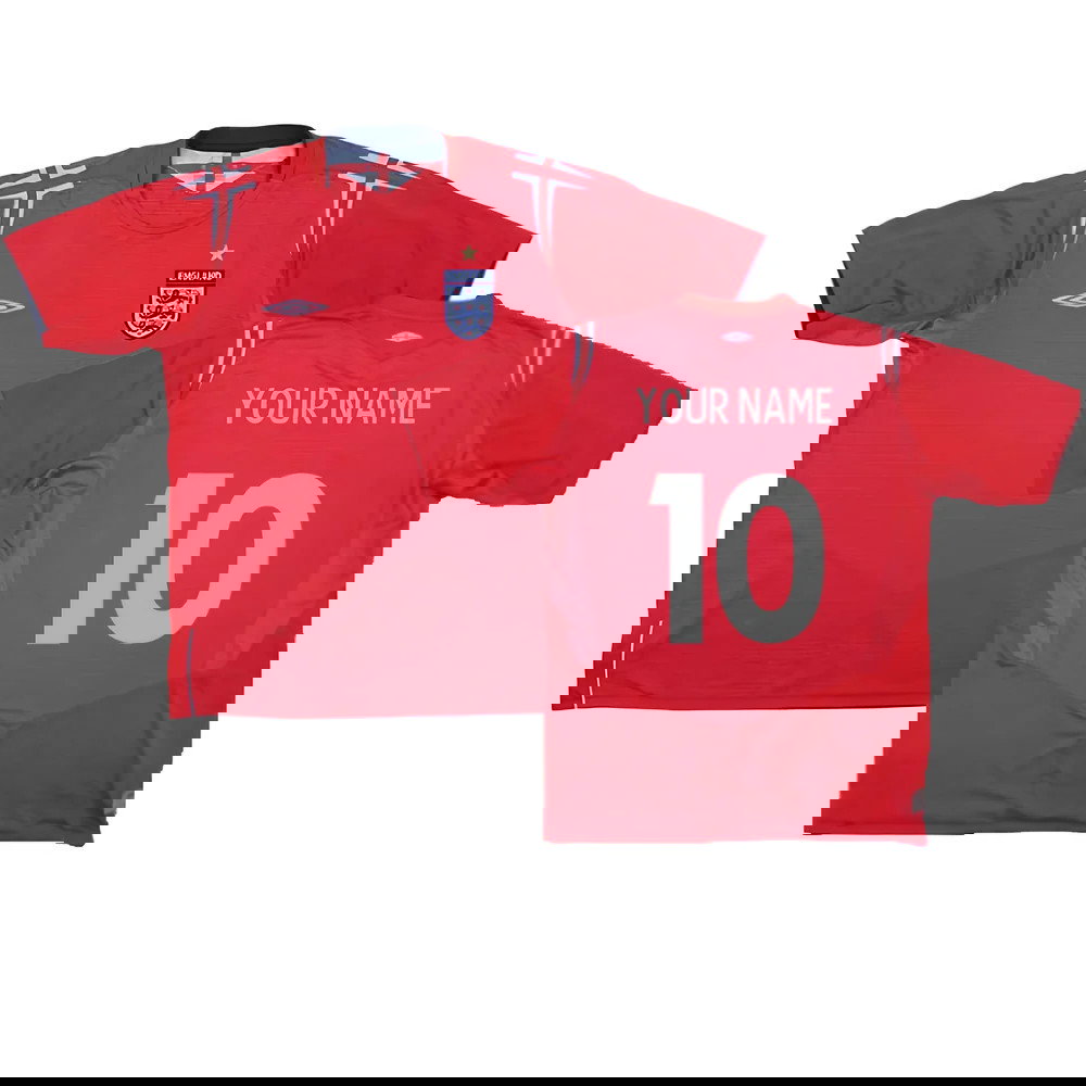 England 2004-06 Away Shirt (XL) (Very Good) (Your Name)